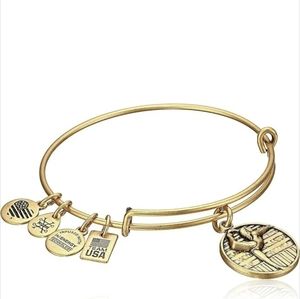 Alex and Ani gold colored bracelet